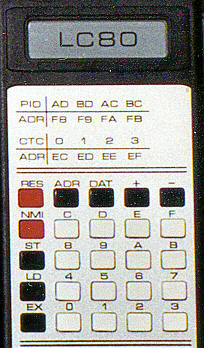 The calculator keyboard