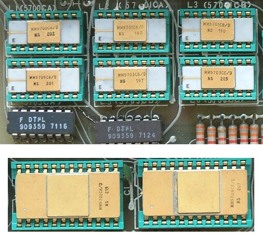 Bild: the chips of the MM5700